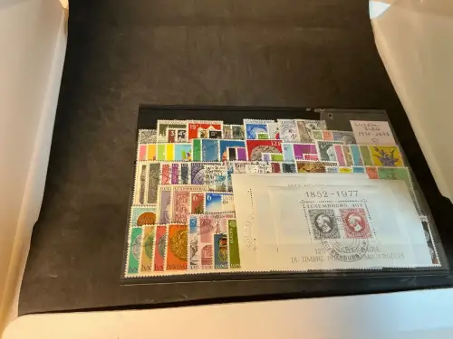 Luxemburg Jahrgang 1975-1979 gestempelt komplett (34695)