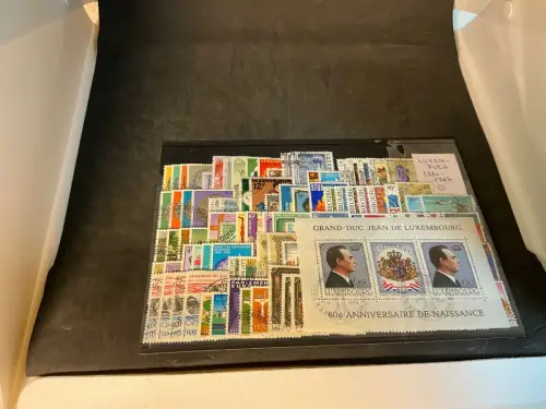 Luxemburg Jahrgang 1980-1984 gestempelt komplett (34696)