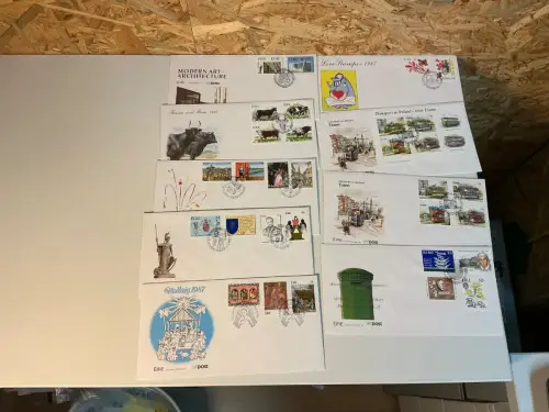 Irland Jahrgang 1987 FDC komplett (34713)