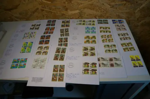 Liechtenstein Jahrgang 2003 Viererblock FDC komplett (32662)