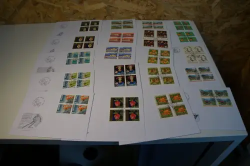 Liechtenstein Jahrgang 1997 Viererblock FDC komplett (32660)