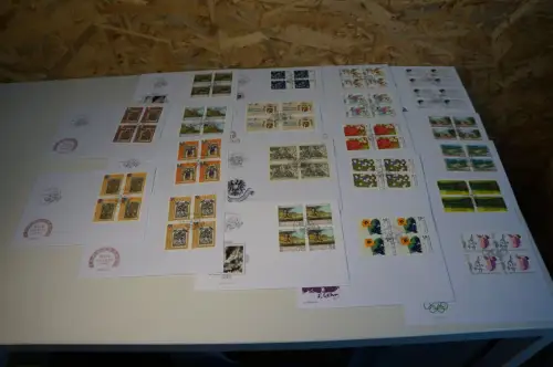 Liechtenstein Jahrgang 1996 Viererblock FDC komplett (32659)