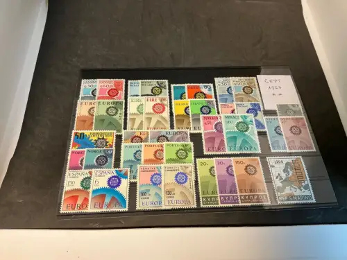 Europa Cept Jahrgang 1967 postfrisch komplett (34110)