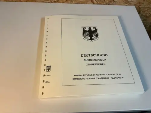 Bund 10er Bogen Lindner falzlos 1994-1995 (34009)