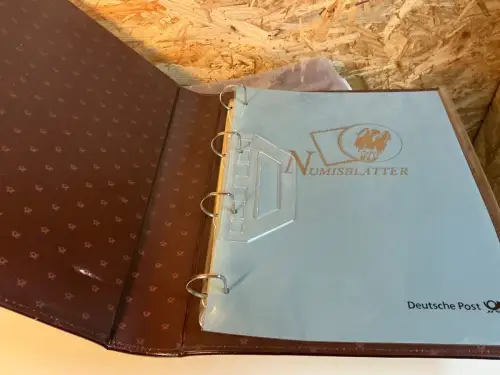 5 Dt. Post Numisblatt Alben mit 150 Hüllen (34638)