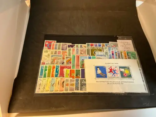 Luxemburg Jahrgang 1965-1969 postfrisch komplett (34677)