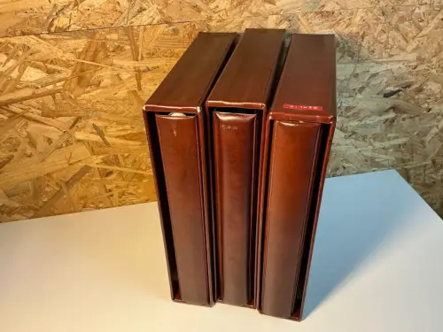3 Stück Safe ETB Alben Variant inkl. Hüllen + Schuber in braun (34736)