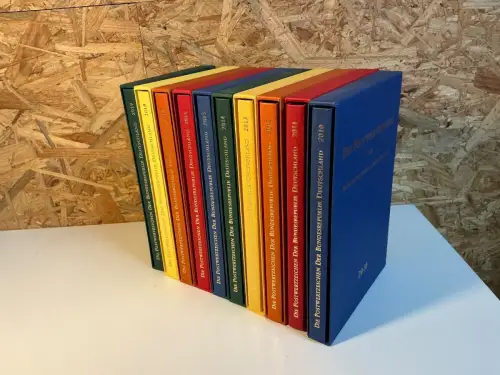 Bund Jahrbücher leer 2010-2019 inkl. Schwarzdruck (34729)