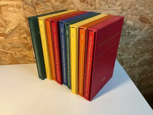 Bund Jahrbücher leer 2001-2009 inkl. Schwarzdruck (34730)