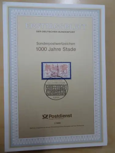 Bund ETB Ersttagsblätter Jahrgang 1994 komplett (5613)