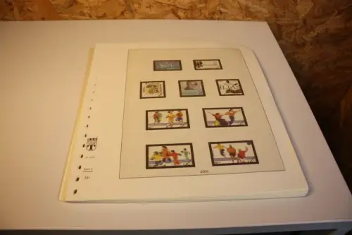 Bund Lindner Doppel T falzlos 2001+2002 (33315)