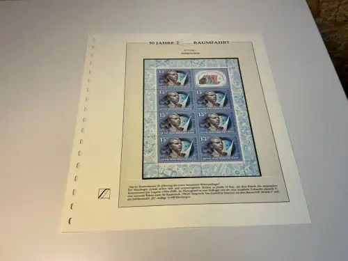 UDSSR Michel 5593 Kleinbogen postfrisch Weltraum (34751B)