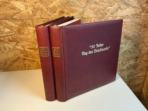 50 Jahre Tag der Briefmarke, 2 bändige Abodsammlung (34781)