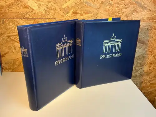 2 Binder mit Bund Sieger Vordruck falzlos 2002-2009 (34788)