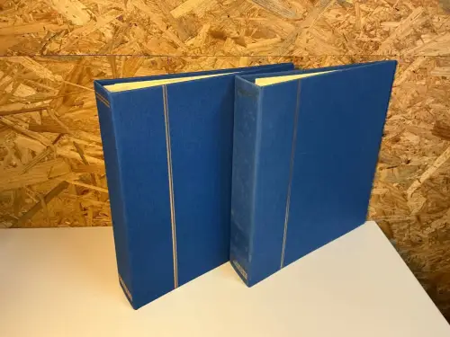 2 Schaubek Schraubdecken blau (34787)