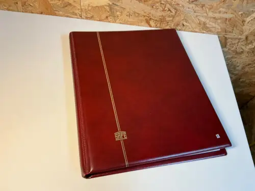 Safe Einsteckbuch mit 18 weißen Eilageblättern, 8 Streifen (34797)