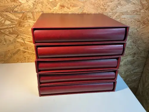 5 Safe Ringbinder rot 14 Ring inkl. Schuber (34817)