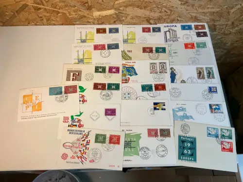 Europa Cept Jahrgang 1963 FDC komplett (34076)