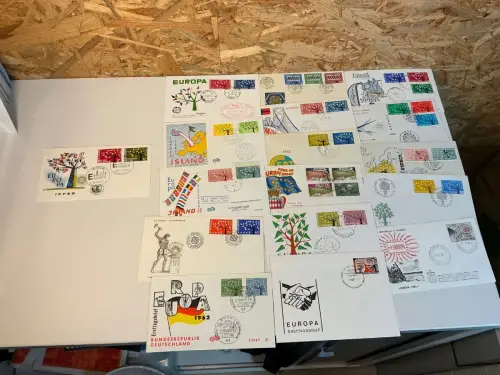 Europa Cept Jahrgang 1962 FDC komplett (34077)