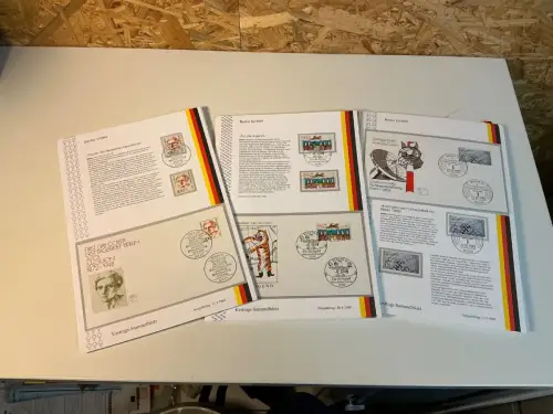 Berlin Jahrgang 1989 Ersttagssammelblätter (x+o+FDC) komplett (34828)