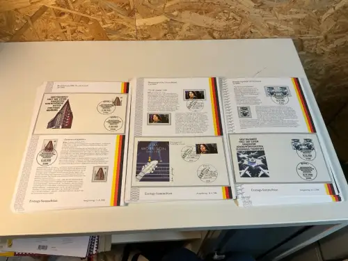 Bund Jahrgang 1988 Ersttagssammelblätter (x+o+FDC) komplett (34836)