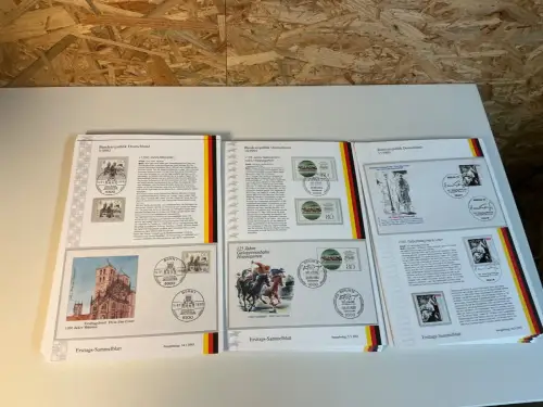 Bund Jahrgang 1993 Ersttagssammelblätter (x+o+FDC) komplett (34841)