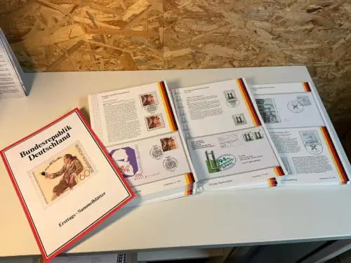 Bund Jahrgang 1997 Ersttagssammelblätter (x+o+FDC) komplett (34845)