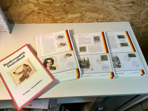 Bund Jahrgang 1996 Ersttagssammelblätter (x+o+FDC) komplett (34844)