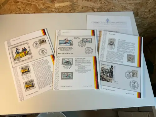 Berlin Jahrgang 1990 Ersttagssammelblätter (x+o+FDC) komplett (34829)