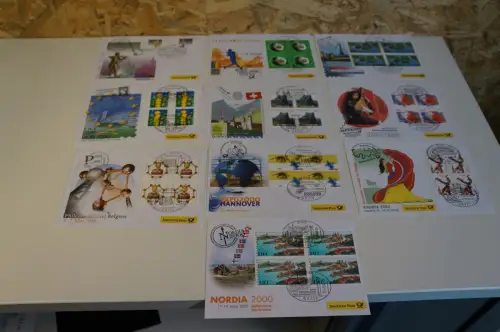 Dt. Post Messebriefe Jahrgang 2000 komplett (30194)