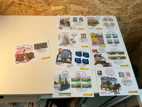 Dt. Post Messebriefe Jahrgang 1999 komplett (34867)