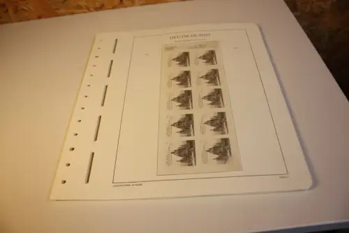 Bund Folienblätter 2005-2009 Leuchtturm falzlos fast komplett (33337)