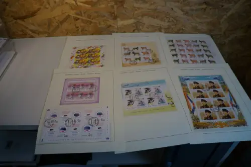 Russland 7 Kleinbogen aus 2002 gestempelt (31899H)