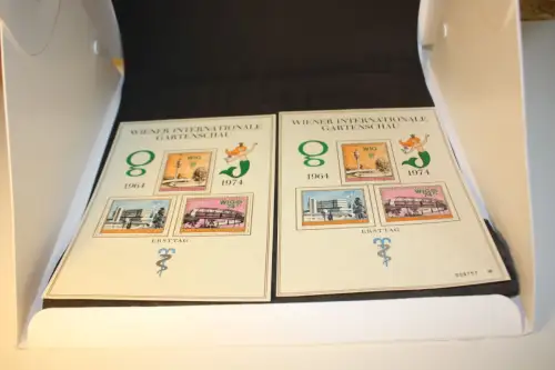Österreich 2 Vignetten zur Gartenschau Wien 1964/74 (33328)