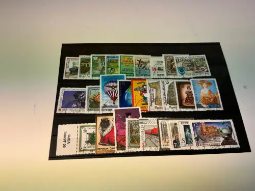 Österreich Jahrgang 2001 komplett gestempelt (34881)