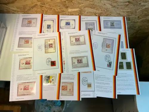 Deutsches Reich / Bund Vignetten Olympia 1916 + weitere Reich Marken (34906H)