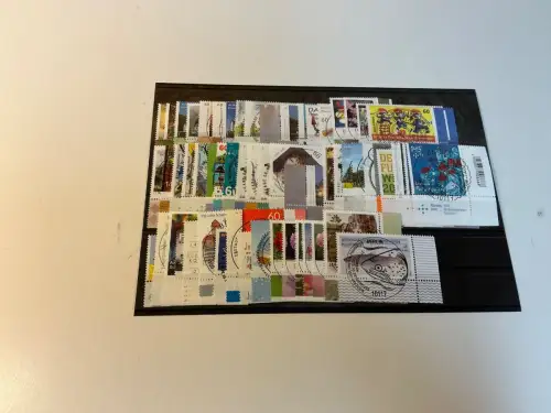 Bund Jahrgang 2014 komplett ohne selbstklebende gestempelt (34908)