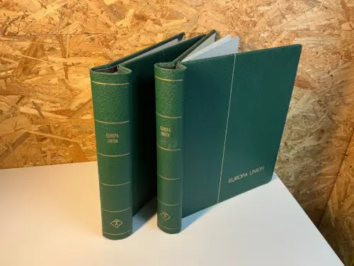 2 Leuchtturm Klemmbinder grün mit Aufdruck Cept (34081)