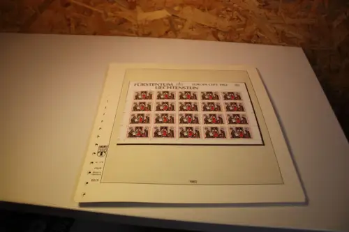 Liechtenstein Jahrgang 1982 Kleinbogen postfrisch komplett (32703)