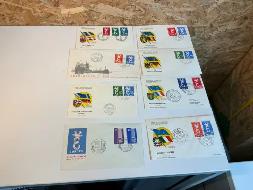 Europa Cept Jahrgang 1958 FDC komplett (34098)