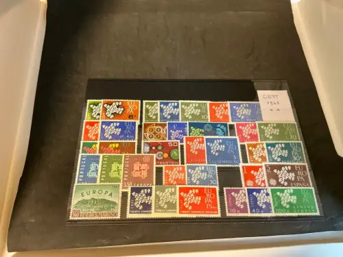 Europa Cept Jahrgang 1961 postfrisch komplett (34107)