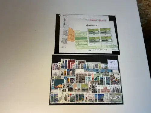 Europa Cept Jahrgang 1987 postfrisch komplett (34129)