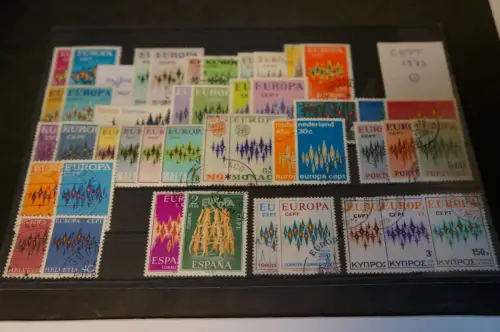 Cept Jahrgang 1972 gestempelt fast komplett (34139)