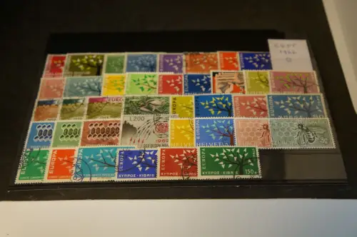 Europa Cept Jahrgang 1962 gestempelt komplett (34134)