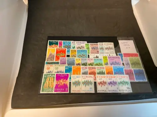 Europa Cept Jahrgang 1972 postfrisch komplett (34115)