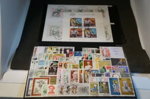 Cept Jahrgang 1980 gestempelt komplett (34147)