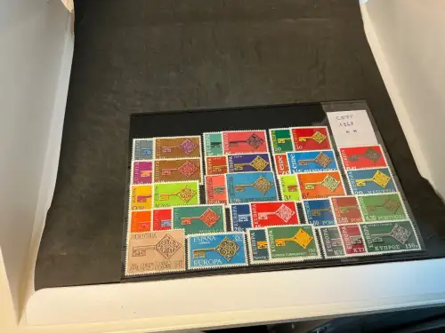 Europa Cept Jahrgang 1968 postfrisch komplett (34111)