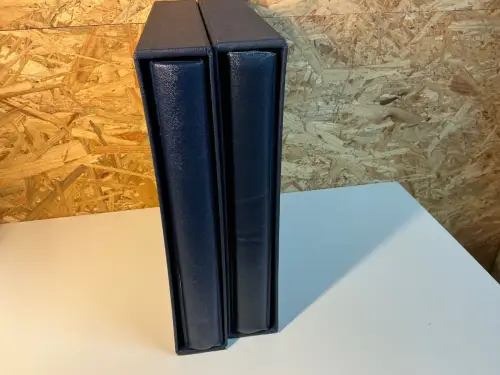 2 Safe Ringbinder blau genabt, 14 Ring, inkl. Schuber (34927)