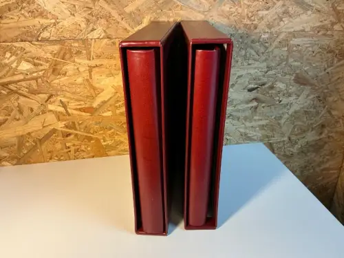 2 Safe Ringbinder rot 14 Ring inkl. Schuber (34931)