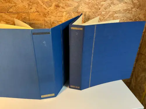 2 Schaubek Schraubdecken hellblau/blau (34939)